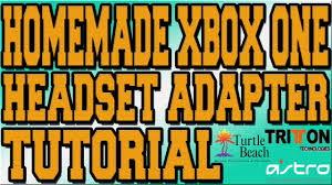 Just search for xbox 360 controller pinout to get a diagram o. Xbox One Headset Adapter Mod How To Use Turtle Beach Astro Tritton With Chat Tutorial Youtube