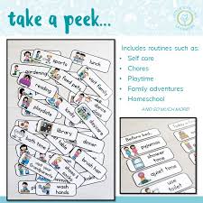 Once you've got one routine down with the kids, add in the other visual schedules or routines. Daily Routine Cards Little Lifelong Learners