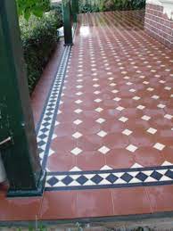 The following article will explain different tiles you can use on floors. Edwardian Tiles 150x150 Red Octagon With Norwood Border Octagon Tile House Tiles Red Brick House