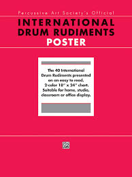 international drum rudiments poster amazon co uk rob