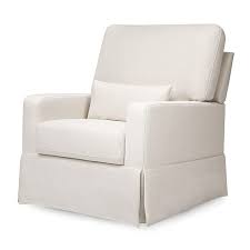 Amazon Com Million Dollar Baby Classic Crawford Pillowback Comfort Swivel Glider In Performance Cream Eco Weave Water Repellent Stain Resistant Greenguard Gold Certipur Us Certified Baby