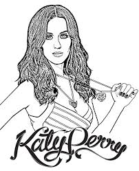 Katy Perry Coloring Page For Children And Adults Download And Print For Free On Topcoloringpages Net Katyperry Singer Pop Coloring Pages Katy Perry Color