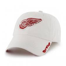 47 Brand Detroit Red Wings White Winthrop Franchise Fitted
