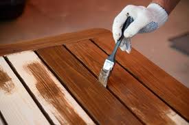 Choice of painted rustic new timber pallet wall cladding boards diy project. Protecting Wooden Garden Furniture Varnish Or Paint Jt Atkinson