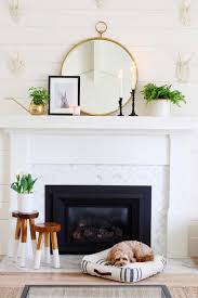 Simple Mantel Decor For Spring Fireplace Mantle Decor Simple Fireplace Home Fireplace