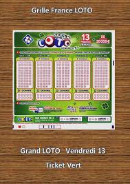 Pour le tirage loto classique, vous devrez cocher au moins 5 chiffres et 1 chiffre par hasard. Super Loto Vendredi 13 Site De Tickets A Gratter