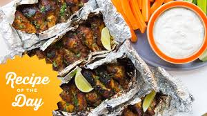Maybe you would like to learn more about one of these? Recipe Of The Day Foil Pack Grilled Chicken Wings Food Network Youtube