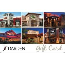 50 Darden Restaurant Gift Card Only 42 50 Restaurant Gift Cards Cards Gift Card
