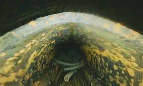 Drone video from inside a Fukushima reactor shows a hole in pressure vessel, likely fuel debris