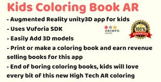 Apps that only let kids scroll and swipe? Kids Coloring Book App Augmented Reality Unity3d Template Project By Orimpogames