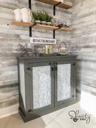 Diy Tin Door Cabinet Easy Diy Tin Door Console Shanty 2 Chic