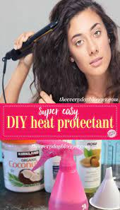 Diyheatprotectant Don T Waste Your Money Paying For Expensive Salon Formulatio Diy Hair Heat Protectant Spray Diy Hair Heat Protectant Heat Protectant Spray