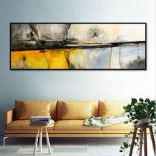 Abstract Art Canvas Watercolor Print Painting Large Single Picture Hang Over Bed Or Sofa Living Room Bedroom Wall Decor Unframed In 2020 Wall Decor Bedroom Large Wall Decor Living Room Living