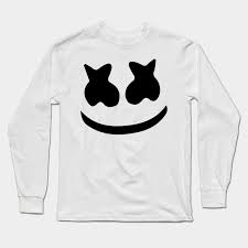 Everybody is curious about the helmet of marshmello, why he wears a helmet, and doesn't show his face. Marshmello Face Marshmello Long Sleeve T Shirt Teepublic