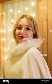 Fashion fur jacket hi-res stock photography and images