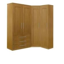 Schreiber Oak Corner Wardrobe Set With A Double Combi From Homebase Co Uk Corner Wardrobe Fitted Bedroom Furniture Fitted Bedrooms