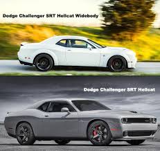 differences between challenger srt hellcat and challenger