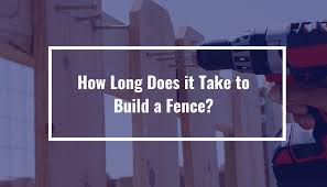 Our teams establish clear project timelines before beginning any work! How Long Does It Take To Build A Fence