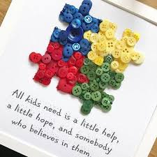 Pin By Megan Ready On Autism Awareness Acceptance Month Autism Gifts Autism Puzzle Piece Diy Teacher Gifts