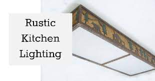 Barrington distressed black and wood tone rustic seeded glass linear kitchen island light. Rustic Kitchen Lighting