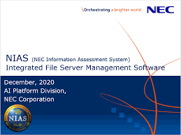 NIAS (NEC Information Assessment System) : Software | NEC
