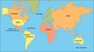 World Maps Political Physical Europe Asia Africa Canada
