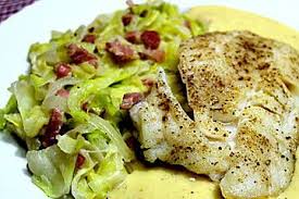 Gebratener Spitzkohl Mit Kabeljaufilet Rezept Kabeljaufilet Kabeljau Und Spitzkohl