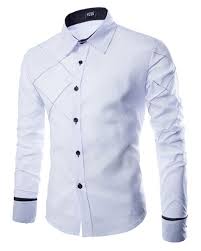 Camisa Social Branca Masculina Slim Fit Confira Camisas Sociais Com Estilo Novidoso Camisa Casual Fashion Desenho Elegante E Moderno Br Camisas Masculinas Camisa Social Masculina Camisas Casuais