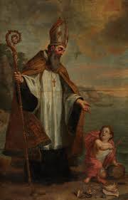 Dios, cristo, su iglesia hasta la visión con dios. San Agustin Coleccion Museo Nacional Del Prado