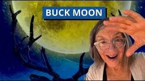 The Full Buck Moon of July and the Galaxy's Heart