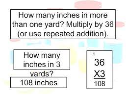 It is equal to 3 feet or 36 inches or 0.9144 meters. Measurement Equivalents Ppt Download