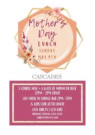 Here's a list of the next 10 mother's days, including the day of week and how many days until then. Mother S Day Lunch