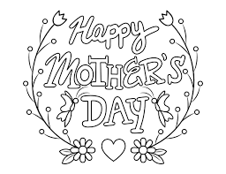 Haven't bought mom a gift, yet? Printable Mother S Day Coloring Page