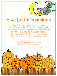 Five Little Pumpkins Nursery Rhyme Activities Halloween Poems For Kids Halloween Poems Halloween Rhymes