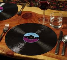 Gamago Record Placemats Vinyl Record Crafts Record Crafts Vinyl