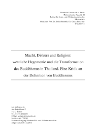 Typically through cultural, economic, or political means. Macht Diskurs Und Religion Westliche Hegemonie Und Die Transformation Des Buddhismus In Thailand Eine Kritik An Der Definition Von Buddhismus Jan Andrejkovits Academia Edu