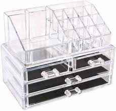 You can use it to storage your makeup things. Utilityzone 4 Drawer 16 Grid Acrylic Makeup Organiser Storage Vanity Box Price In India Buy Utilityzone 4 Drawer 16 Grid Acrylic Makeup Organiser Storage Vanity Box Online At Flipkart Com