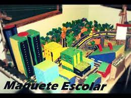 Maquete Escolar Cidade Sustentavel Youtube