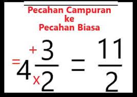 Selanjutnya 3 / 6 tidak bisa dibagi dengan angka 2, kita coba dengan angka. Cara Menghitung Pecahan Operasi Hitung Pecahan Biasa Campuran