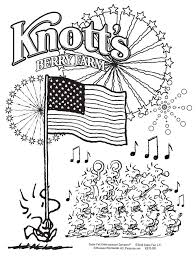 Let's get patriotic and color some red white and blue! Knott S 4th Of July Coloring Pages