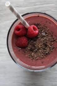 Dark Chocolate Raspberry Smoothie Fdf Recipe Raspberry Smoothie Chocolate Raspberry Chocolate Raspberry Smoothie