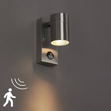 4pcs solaire lampe 100led pir lumiere capteur de mouvement étanche extérieure. Applique Murale D Exterieur Acier Ip44 Avec Detecteur De Mouvement Solo Lampeetlumiere
