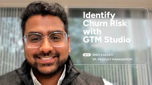 Customer churn doesn't happen suddenly. It happens silently. , You just  didn't see the signs early enough. , Sneh Kakileti, VP of Product  Management at ZoomInfo, shows how Go-To-Market Studio helps ...