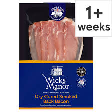 Not suitable for cooking from frozen. Wicks Manor Smoked Back Bacon Tesco Groceries