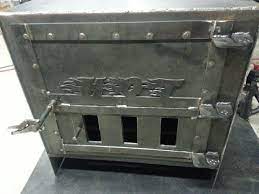 This Is My Firebox 30x30 Top And Bottom Are 1 4 And Sides Are 3 16 Custom Made Hinges Custom Bbq Pits Bbq Pit Smoker Custom Bbq Smokers