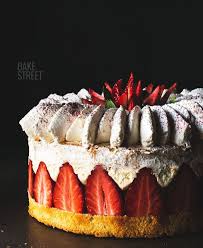 Fraisier Cake Bake Street Com Recipe No Bake Cake Baking Food