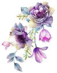Download Shabby Soft Pastel Watercolor Bouquet Flowers Floral Waterslide Decals Fl500 12 99 Picclick