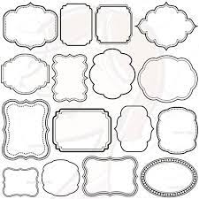 16 Digital Clip Art Frames Clipart Decoration Borders Download Commercial Use Personal Use Scrapbook Embellishment Diy Print Your Own 10139 Scrapbook Frames Digital Frame Frame Clipart