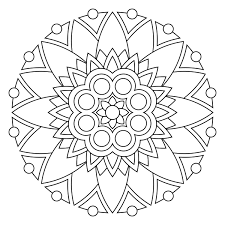 Mandala Mandala Coloring Mandala Coloring Pages Simple Mandala