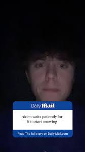 Aiden Falls in Hole in Snow